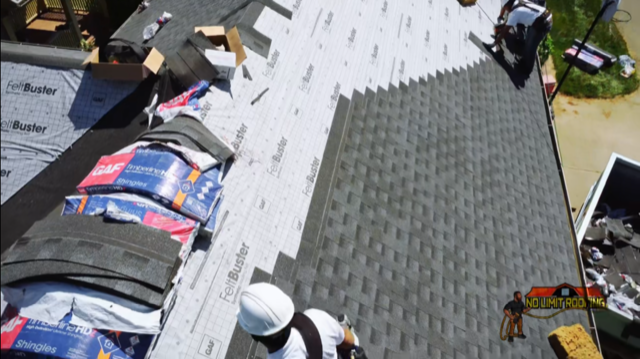 No Limit Roofing Construction Phase